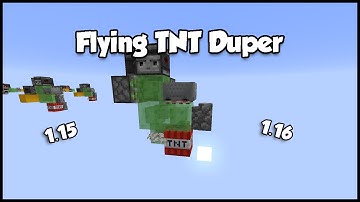 Simple Flying TNT Duplicator 1.15 / 1.16 | Minecraft Tutorial | Flaewel