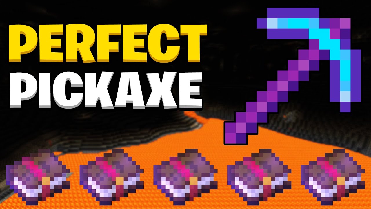 How to make a perfect pickaxe in Minecraft 1.21 - YouTube