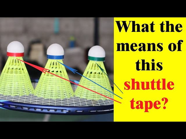 Shuttlecock Color Badminton Shuttlecock Color Codes