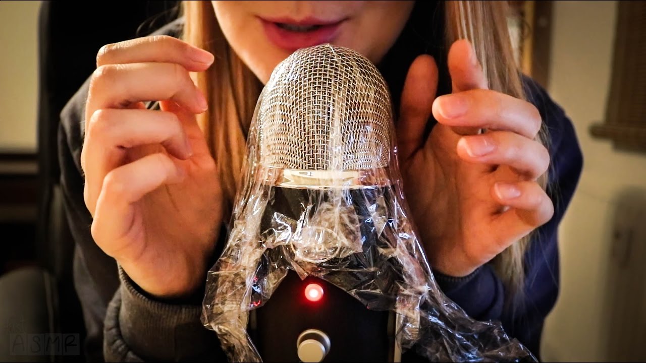 Rough ASMR: Plastic Wrap over Microphone