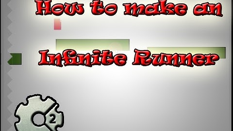 Construct 2 - How to make a simple infinite runner part 1