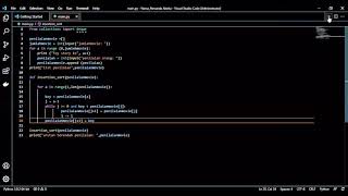 Menggabungkan 2 Syntax List & Insertion sort (Python)