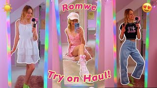 HUGE ROMWE TRY ON HAUL 2022!😍✨ *creating my DREAM Spring Wardrobe!*🤭🎀 | Rhia Official♡