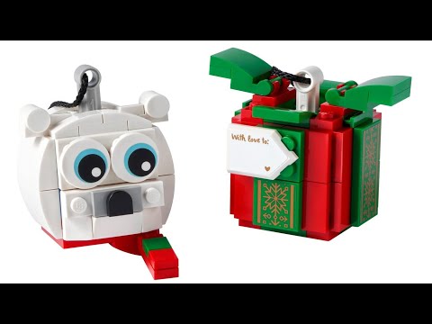 CHRISTMAS 2021 🎁🔔🎄 LEGO Seasonal  40494  Polar Bear and Gift Pack  SPEED BUILD