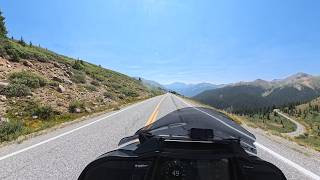 Riding Independence Pass Colorado State Highway 82