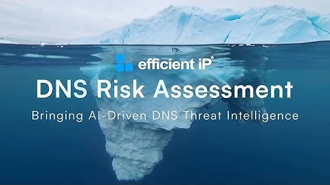 EfficientIP DNS Risk Assessment - Official Teaser