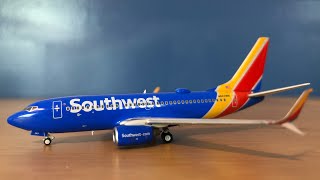 Panda Models Southwest Airlines 737-700 (with Split Scimitar Winglets) 1/400 Scale Review