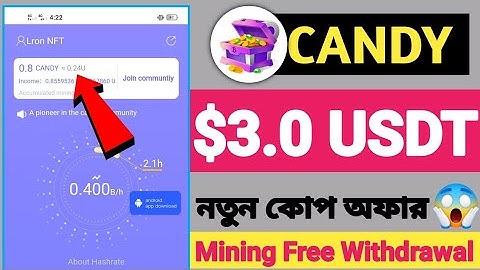 candy pocket mining apps daily 3 dollar income big project instant payment don