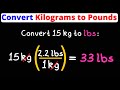 Kilograms to Pounds Conversion Quiz