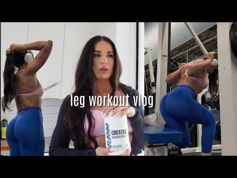 Gym Vlog || Glute Workout & Supplement Chats
