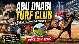 Abu Dhabi Turf Club Vlog | Horse Racing Experience in UAE 🇦🇪