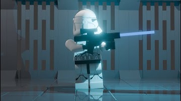 Lego StarWars Clone trooper Blender Animation