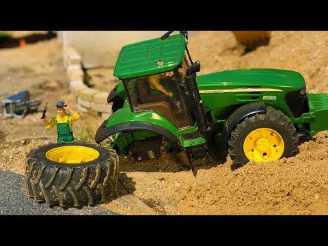 bruder toy tractor videos