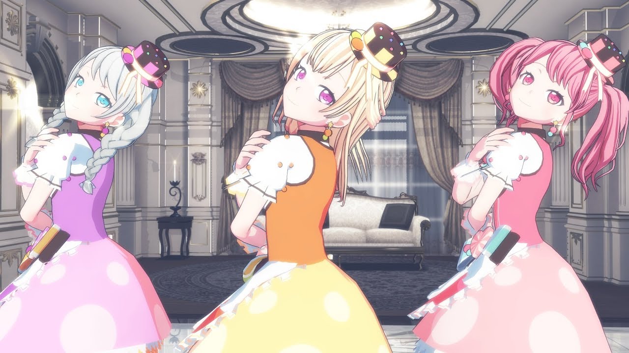 【MMDバンドリ】『ライアーダンス / Liar Dance』by 丸山彩, 白鷺千聖, 若宮イヴ【Pastel＊Palettes/1440p】