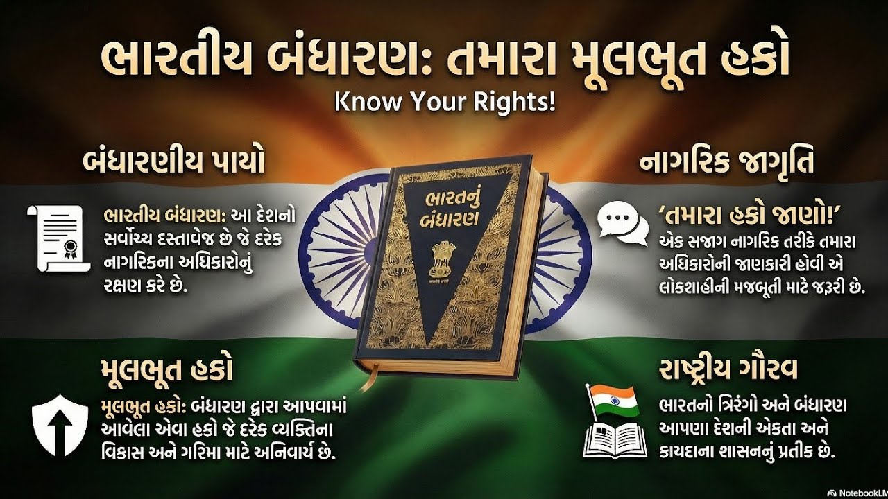 ભારતીય બંધારણ | આપણા મૂળભૂત હકો 