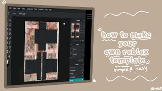 🍒 ; how to make your own roblox clothing template | simple, easy, soft screenshot 5