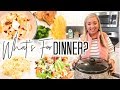 WHAT'S FOR DINNER | EASY WEEKNIGHT MEALS | CROCKPOT DINNERS| JESSICA O'DONOHUE