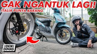 BUKAN BREMBO‼️Upgrade Rem Mio Pake Merk Italia Yang Langka