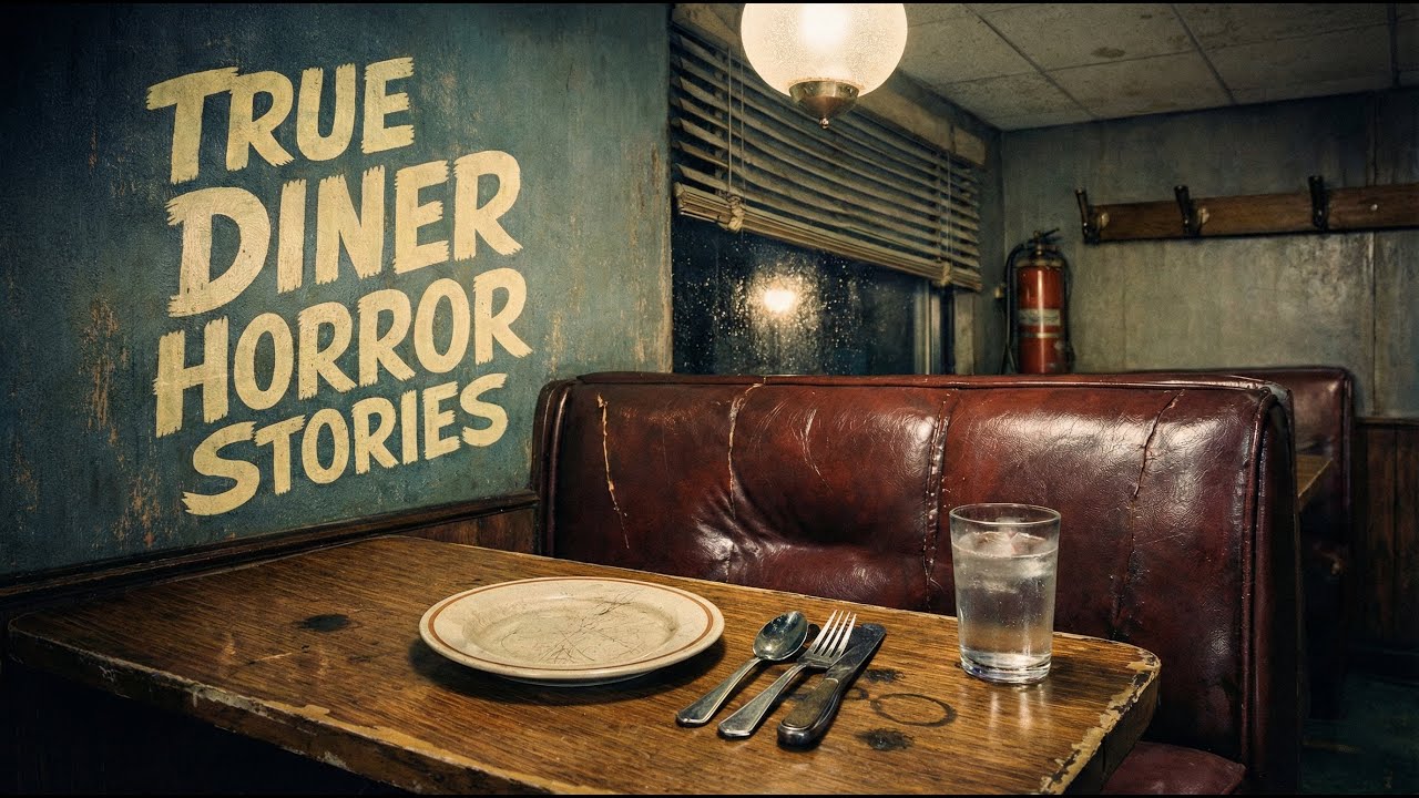 5 Unsettling TRUE Diner Horror Stories | Dark Screen Audio Stories | Rain Sounds for Sleep