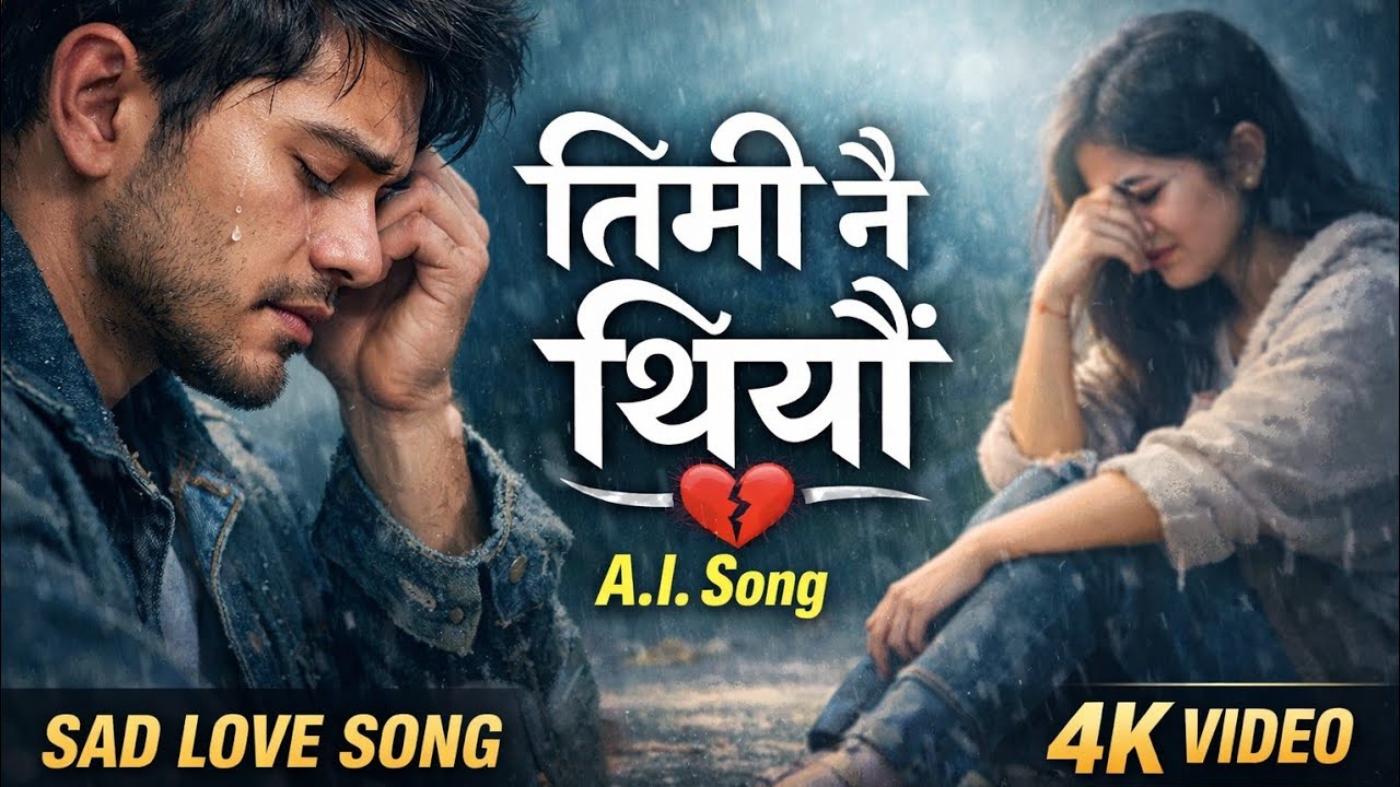 तिमी नै थियौ 💔 | Heart Touching Nepali Sad Song | AI Song | Ask Music Official