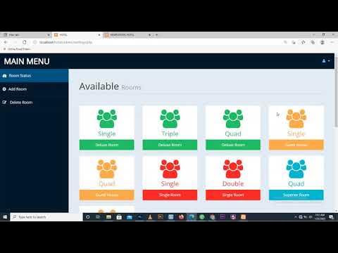 Hotel and Resort website with PHP, CSS and full source code free to ...