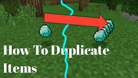 How to duplicate items in Mcpe 1.1.5!