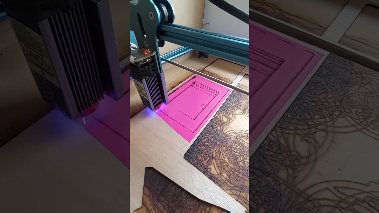 Corte de madera de triplex laminado con vinilo decorativo 