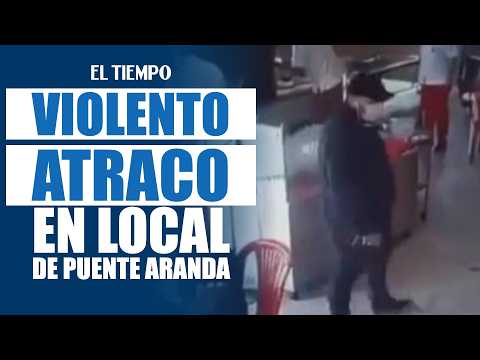 Violent robbery in Puente Aranda: they even threatened minors | EL TIEMPO