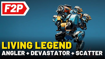 Angler Devastator Scatter - War Robots Free to Play Gameplay (No Commentary) WR F2P