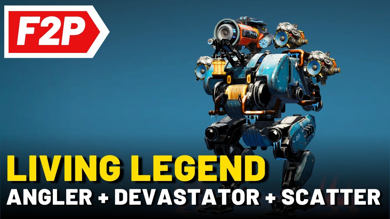 Angler Devastator Scatter - War Robots Free to Play Gameplay (No Commentary) WR F2P