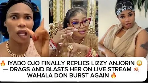 🔥IYABO OJO FINALLY REPLIES LIZZY ANJORIN 😳 — DRAĞŚ AND BLASȚŚ HER ON LIVE 💥 WAHALA DON BURŚŤ AGAIN 🔥