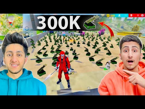 300k + Launch Pad In One Game 😂 Crazy Match Only LaunchPad Challenge - Garena Free Fire