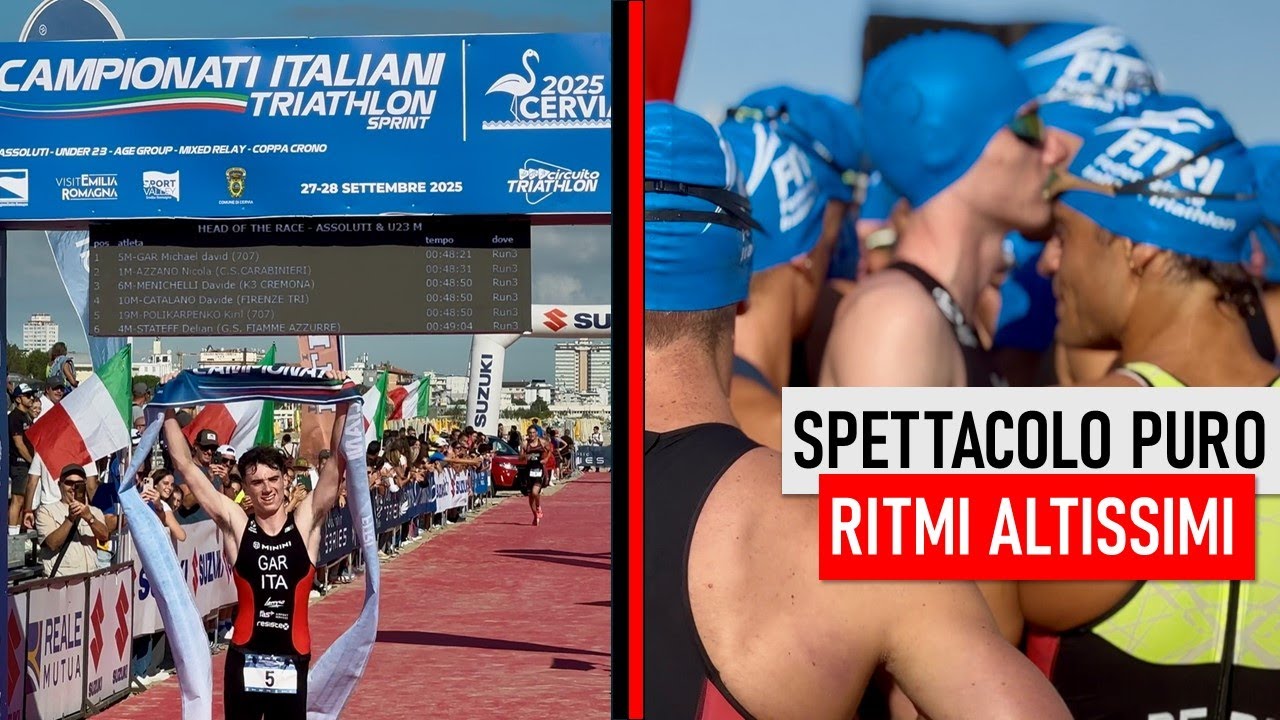Ritmi FOLLI al CAMPIONATO ITALIANO di Triathlon Sprint | Cervia 2025