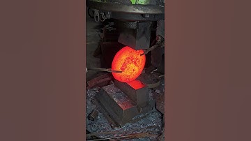 Inside the factory Industrial Forging Process – Hot Steel Bearing Manufacturing #process #machine