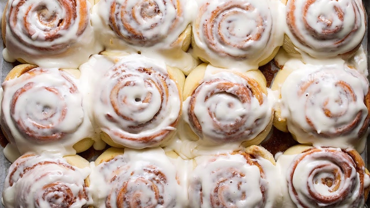 Булочки с корицей и грецкими орехами