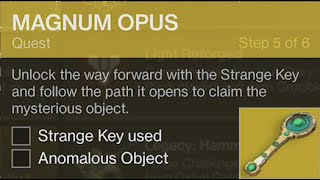 Where To USE The Strange Key | Destiny 2