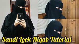 SAUDI LOOK NIQAB STYLE |MOST REQUESTED TUTORIAL VIDEO| ARAB STYLISH LOOK | NIQAB LOVER| ISHAS DREAM