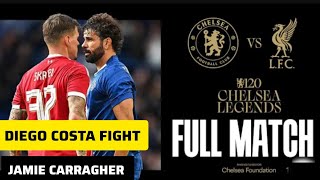 HAZARD,CECH & DIEGO COSTA FIGHT!CHELSEA LEGENDS vs LIVERPOOL LEGENDS Crazy Scenes at Stamford Bridge