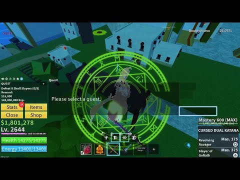 reaching max level in blox fruits