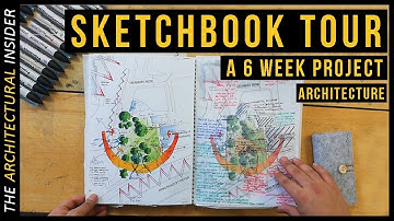 Architecture Sketchbook Tour / Architectural Design Process 2.0