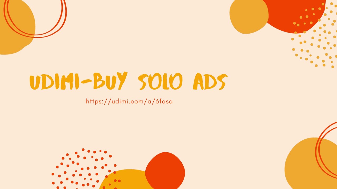 Udimi - Buy Solo Ads (ALL YOU NEED TO KNOW 2021)