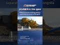 500tph iron ore crushing and dry separation process in Mongolia