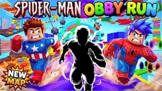 🕸SPIDER-MAN OBBY NEW MAP : Immersive Interactive Warm Up|HERO ESCAPE| ROBLOX OBBY FULL #03 screenshot 5