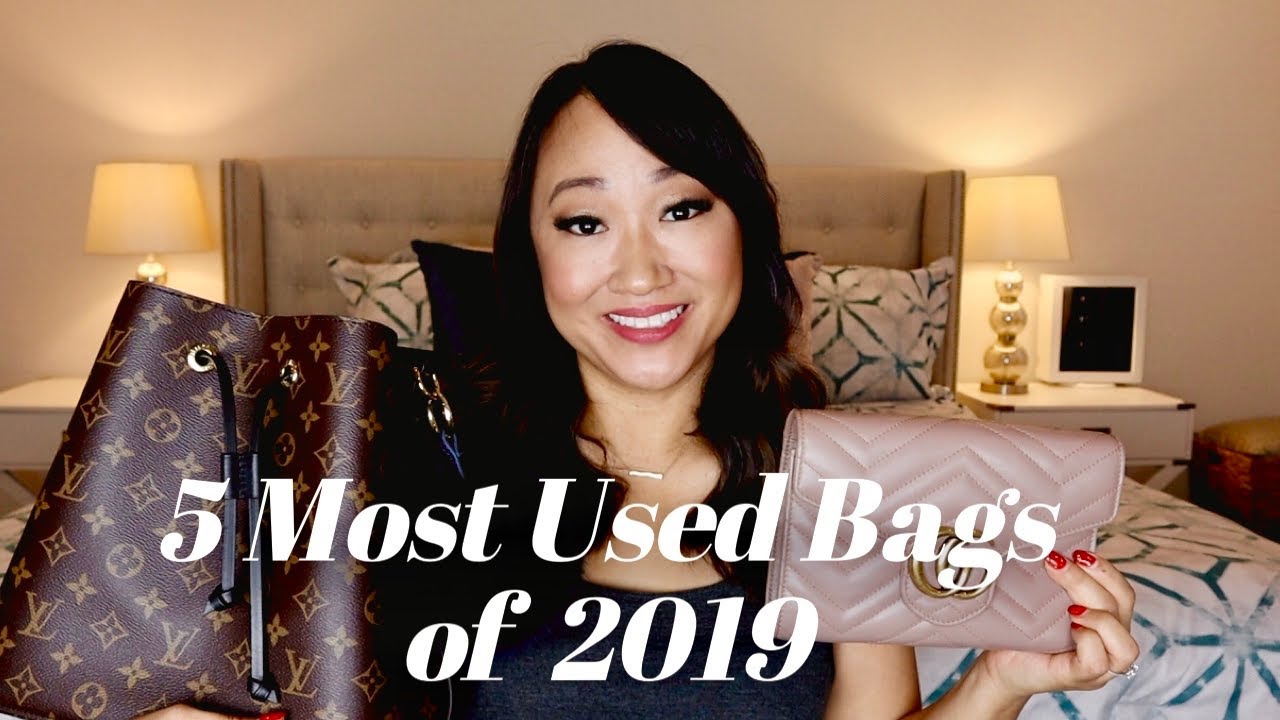 My Top 5 MOST Used HandbagsATM: Louis Vuitton, Gucci, etc. 
