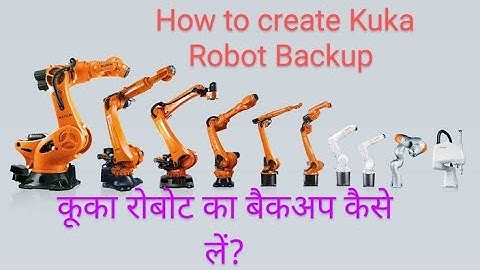 How to Create Kuka Robot Backup (Kuka Robot का बैकअप कैसे लें?) #Kuka #Kukarobot #robotics
