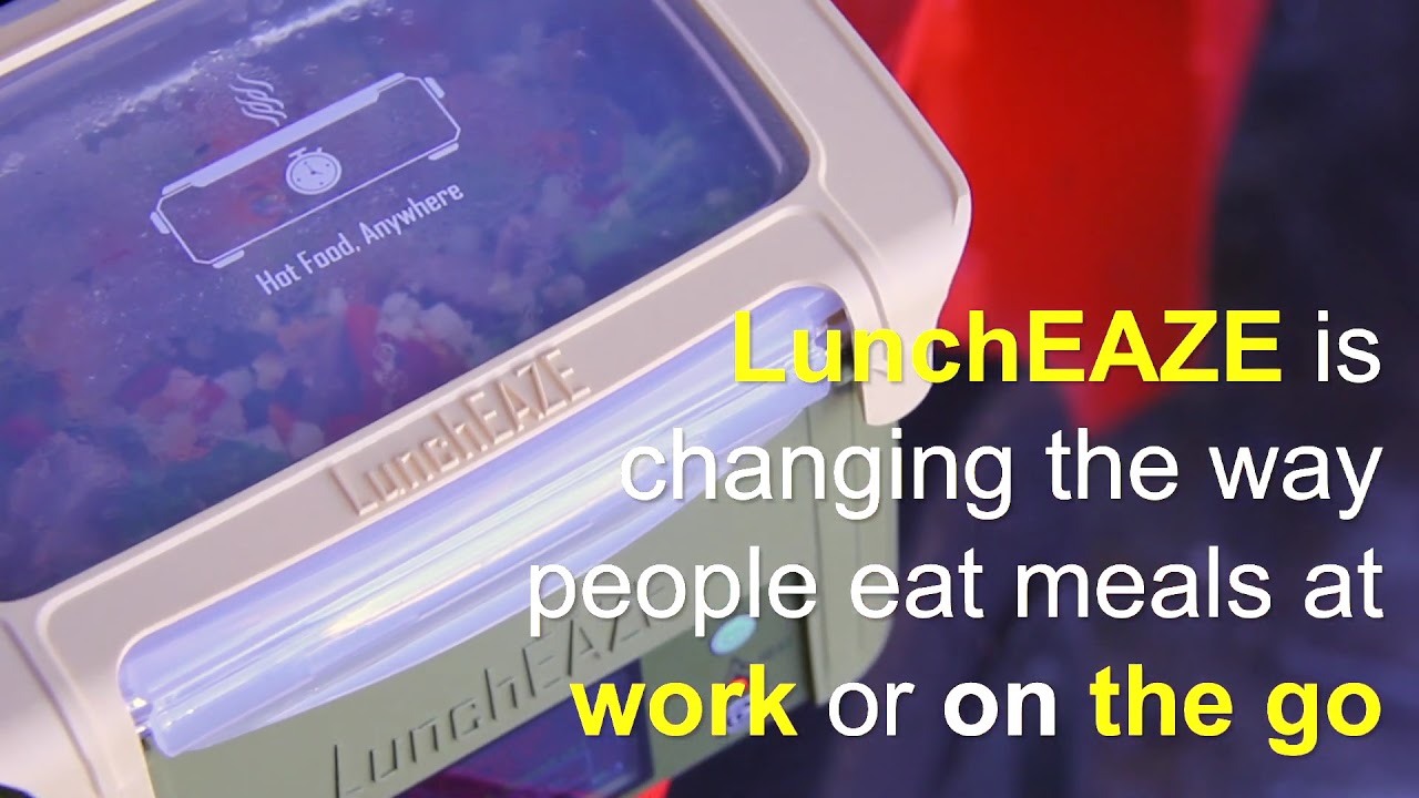 LunchEAZE  The world's first RECHARGEABLE self-heated lunchbox 