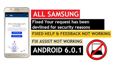 Android 6.0.1 FRP BYPASS 2021 | All Samsung (Without PC) Fix Help & Feedback Not Working