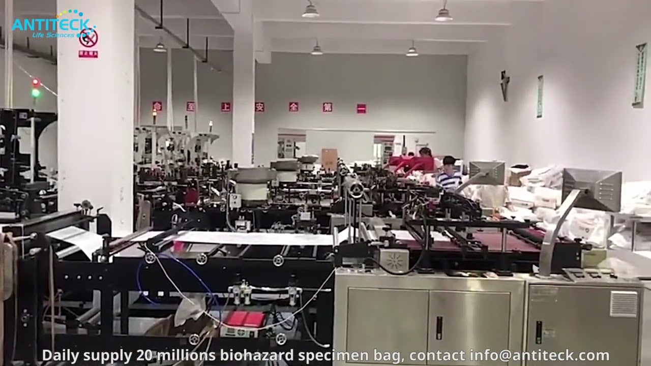 Biohazard Specimen Bag For VTM Kit Transport To Nucleic Acid Test - Daily 10 Millions Specimen Bags