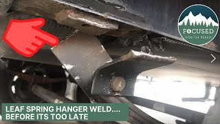 Leaf Spring Hanger Weld