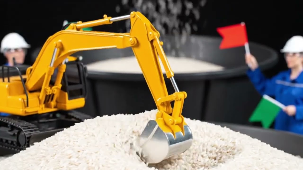 “Mini Workers Cooking Giant Food! 😍🔥 Unbelievable Creativity!”